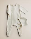 SET NEONATO PRIMO CAMBIO CONIGLI E FIORI