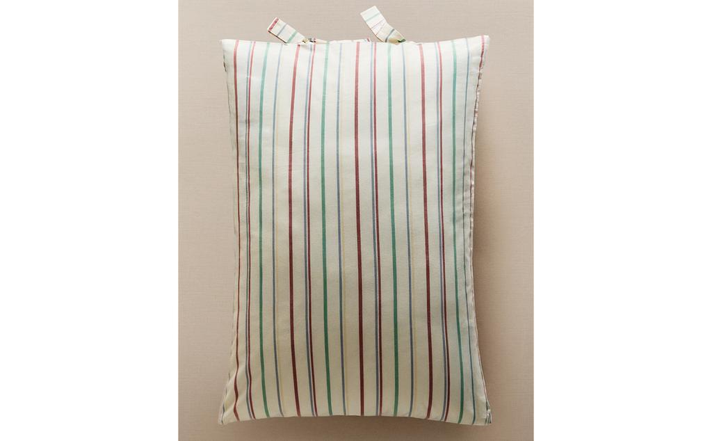 غلاف مخدة مخطط متعدد الألوان للأطفال