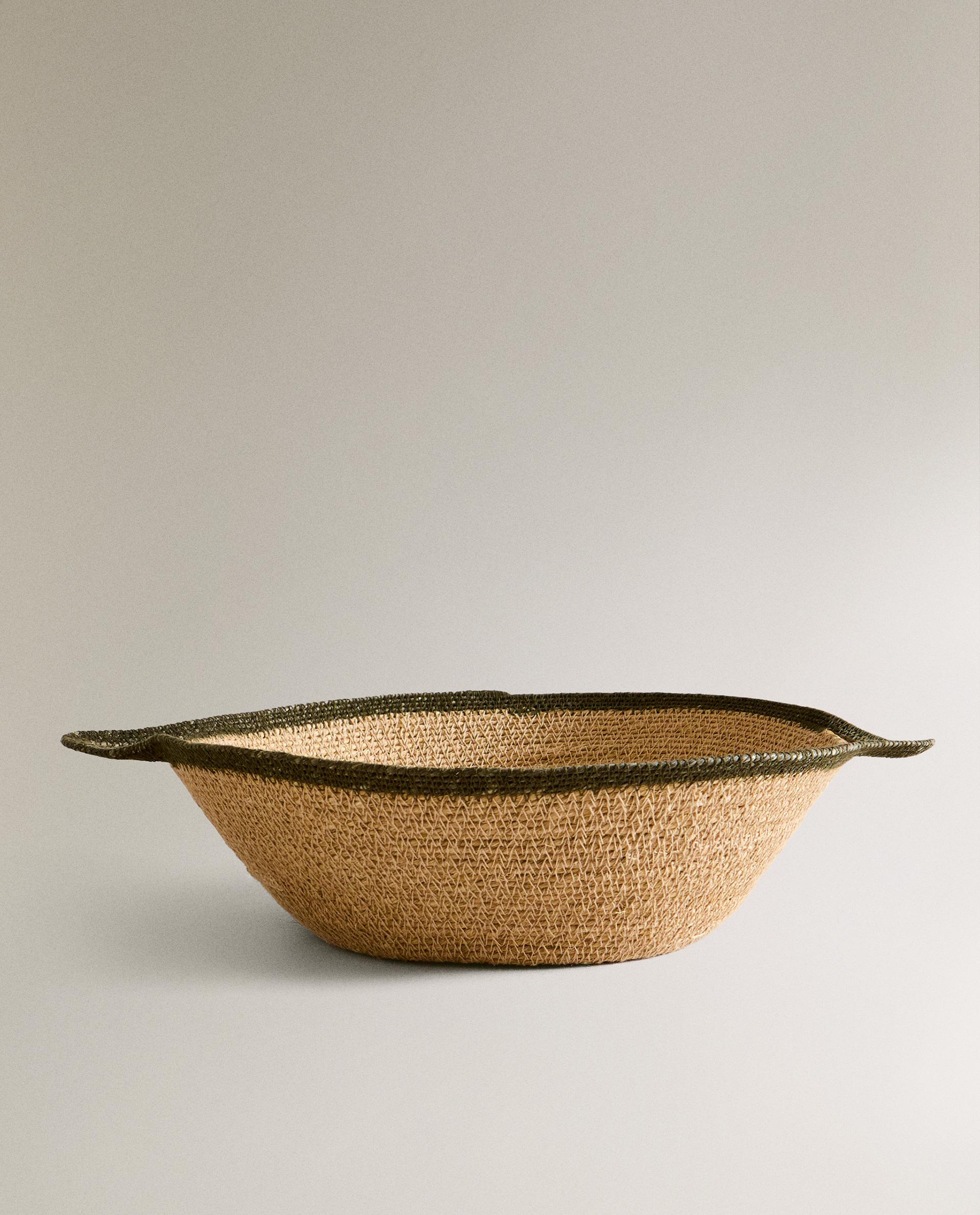 LARGE BASKET WITH HANDLES - STORAGE - KITCHEN | Zara Home United States of America | Zara Home United States of America