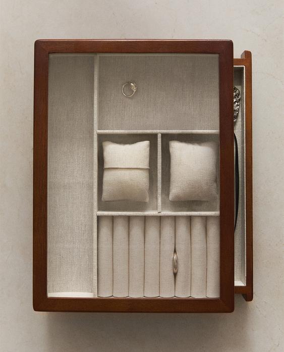 BOÎTE À BIJOUX EN BOIS MOYENNE