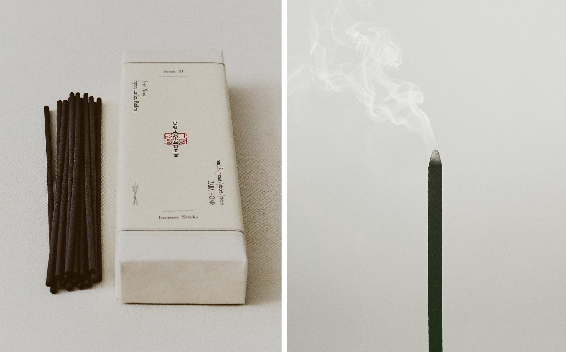 CUIR NUIT AROMATIC INCENSE STICKS (PACK OF 20)