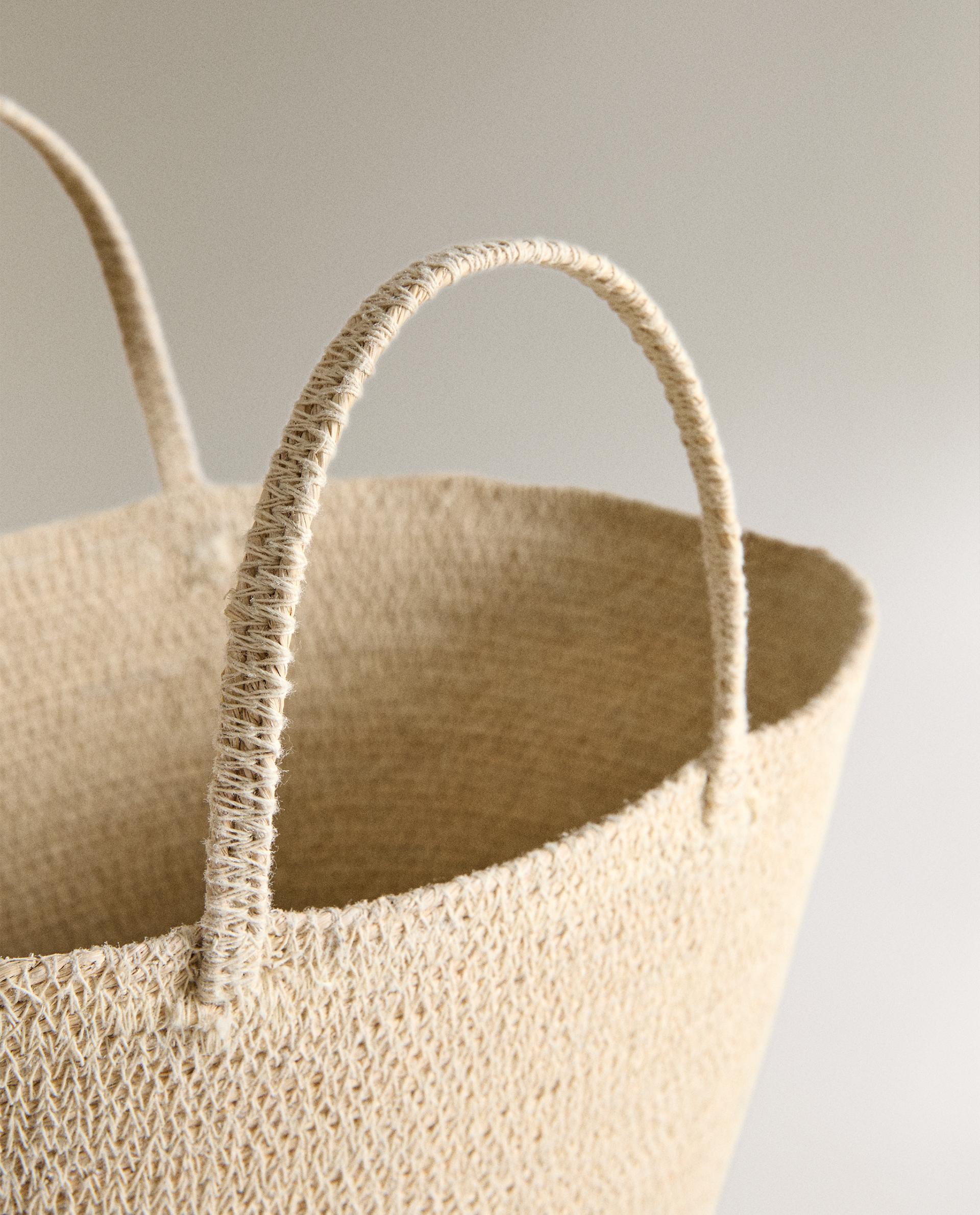 SEAGRASS BASKETS WITH HANDLES