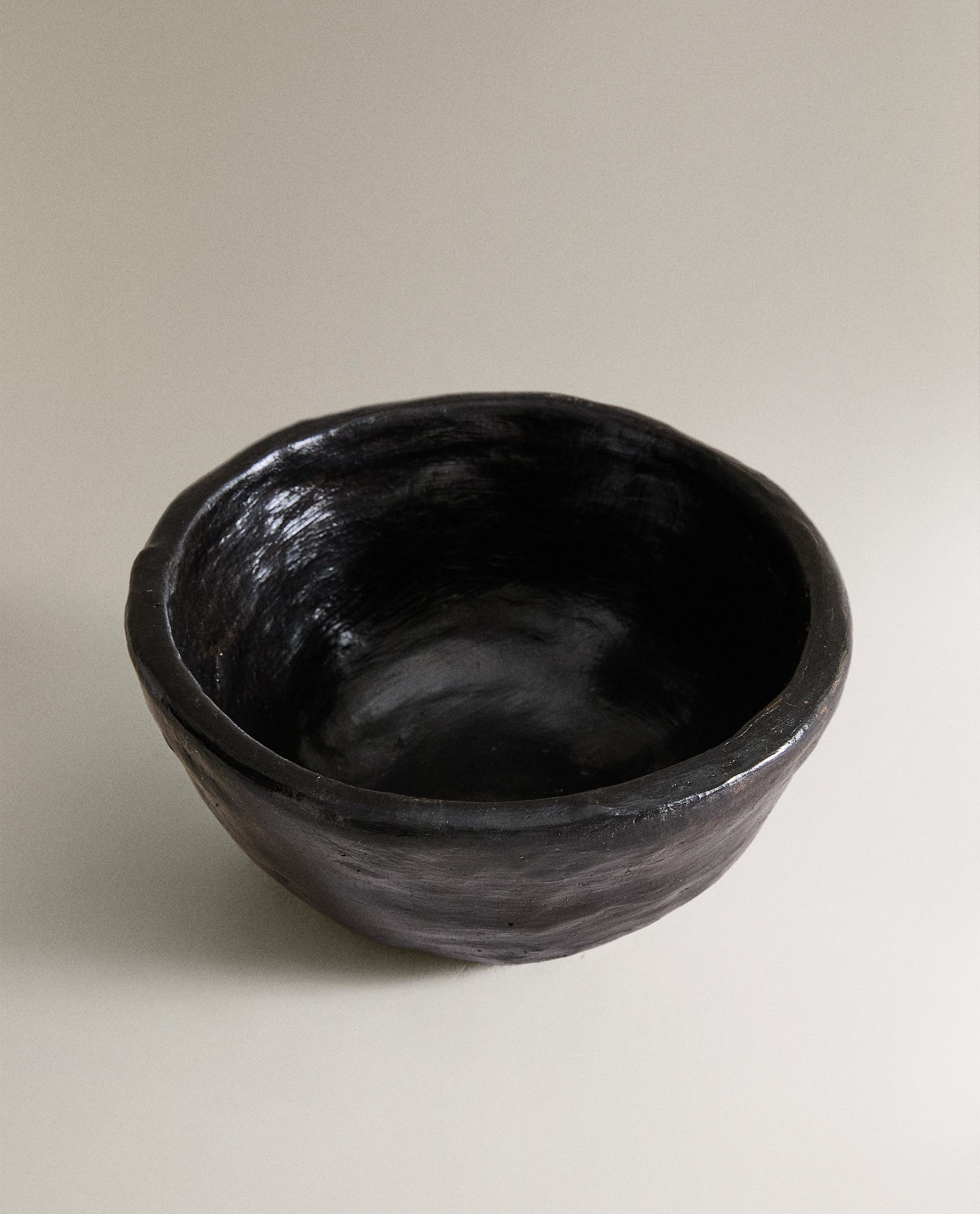 IRREGULAR DECORATIVE TERRACOTTA BOWL