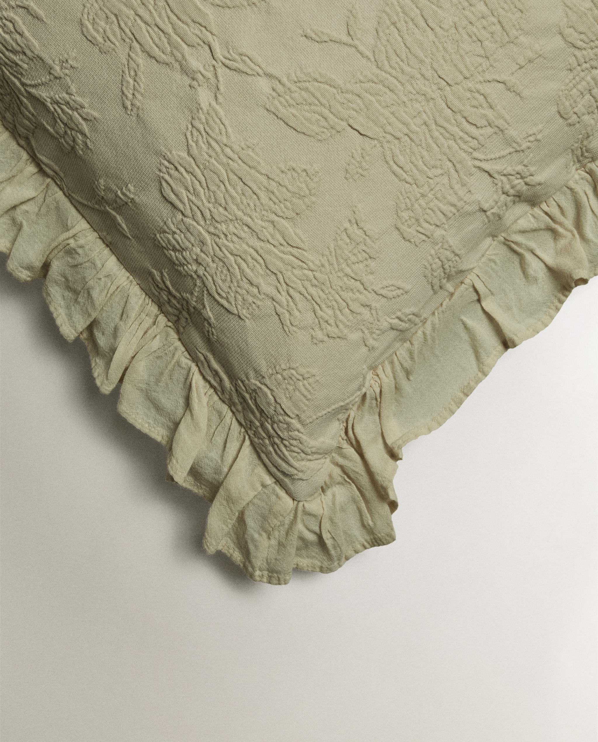 フリル ジャカード クッションカバー | Zara Home 日本/Japan