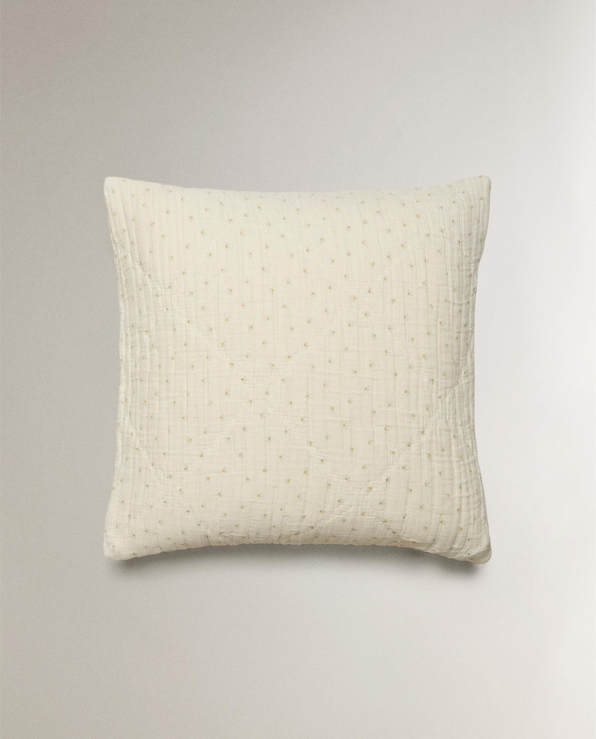 KIDS' FLORAL MUSLIN CUSHION COVER product thumbnail 5