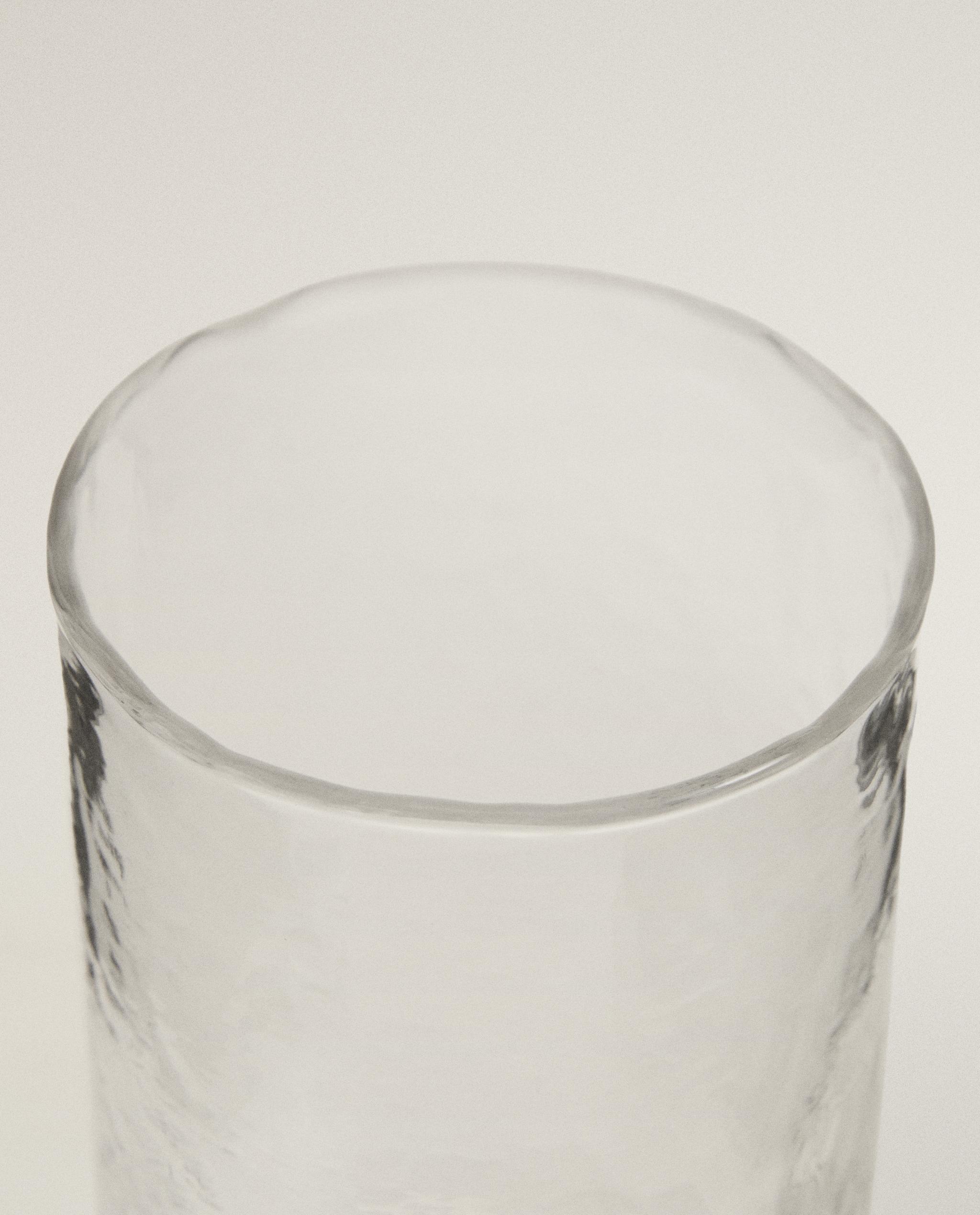 HAMMERED DESIGN GLASS SOFT DRINK TUMBLER product thumbnail 7