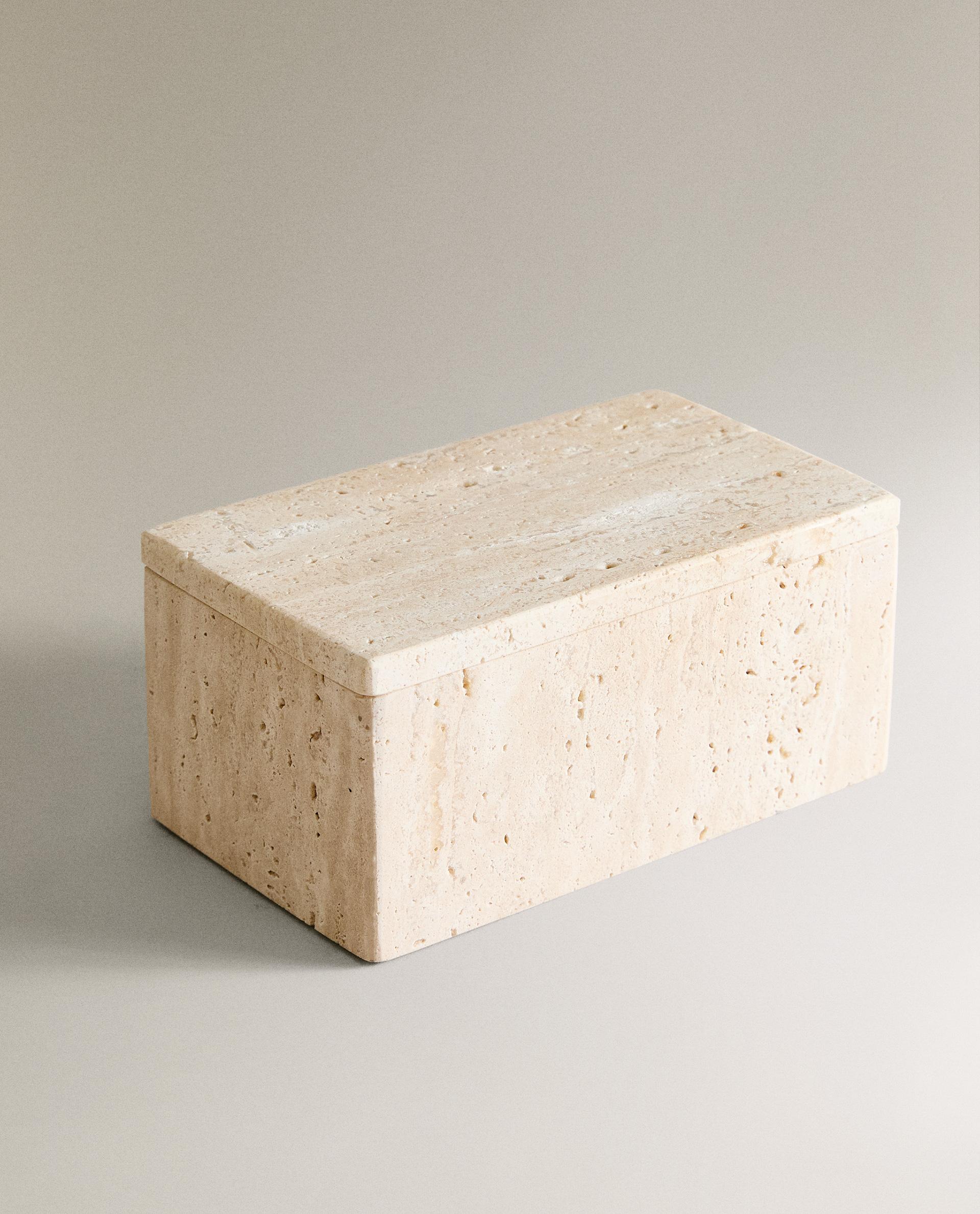 LARGE MARBLE BATHROOM ORGANISER BOX product thumbnail 3