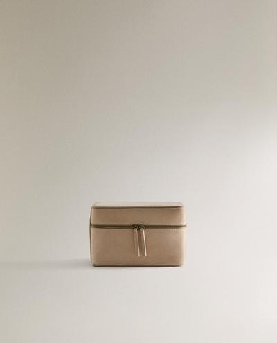 LEATHER TRAVEL JEWELLERY BOX