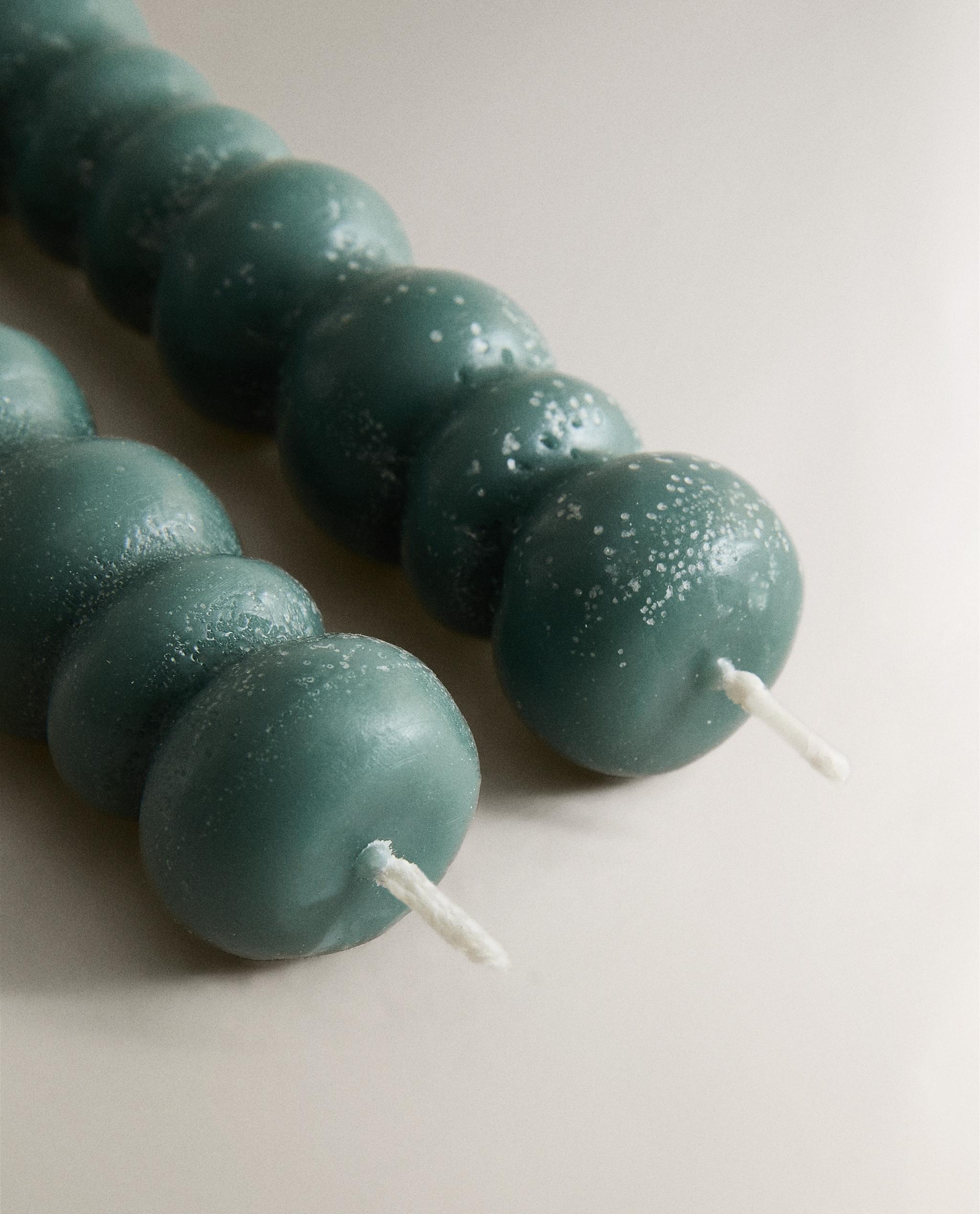 SET OF DECORATIVE WAVY CANDLES (SET OF 2) product thumbnail 15