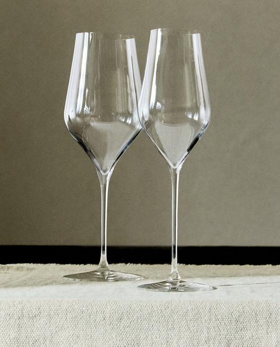 LOT DE VERRES EN CRISTAL LISSE