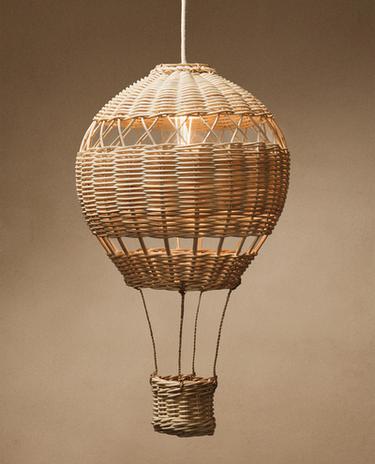 CHILDREN’S BALLOON RATTAN CEILING LAMPSHADE