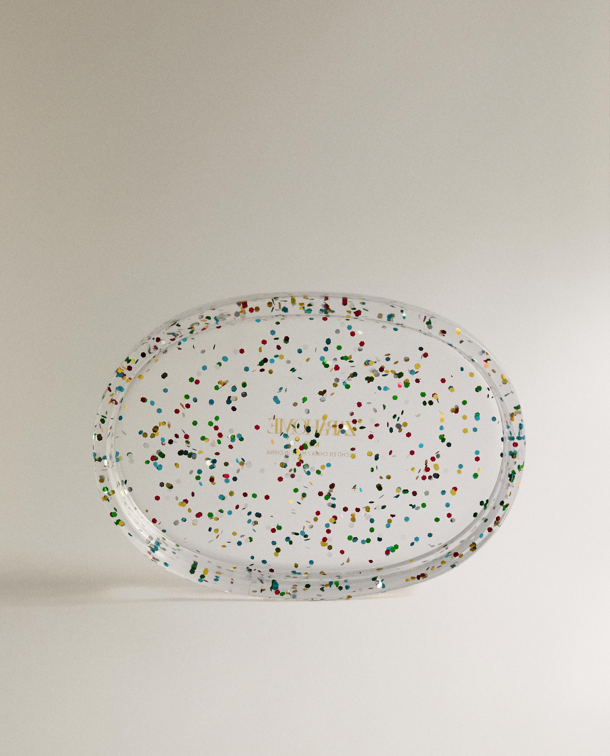GLITTER RESIN BATHROOM SOAP DISH product thumbnail 5
