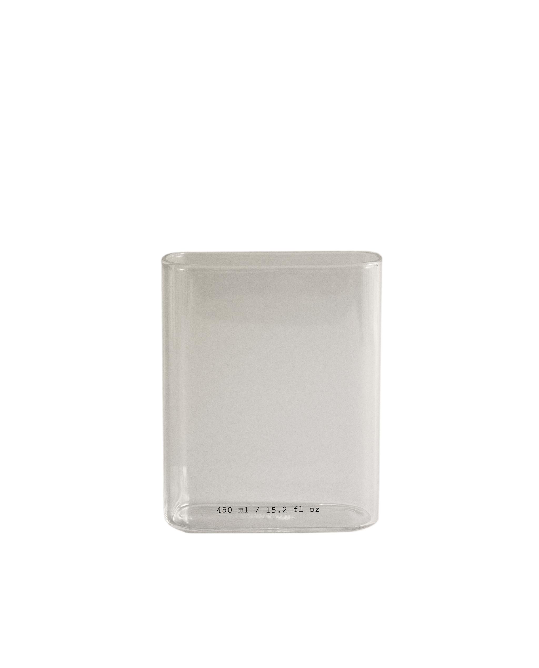 BOROSILICATE TOOTHBRUSH HOLDER WITH LETTERS