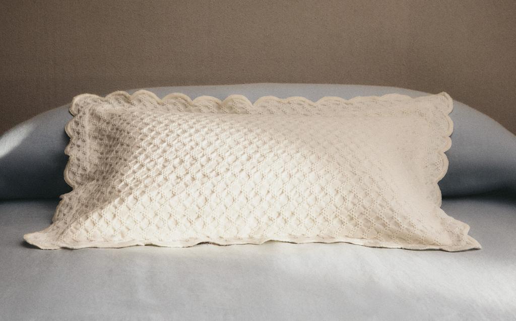 HOUSSE DE COUSSIN ENFANT MINI WAFFLE