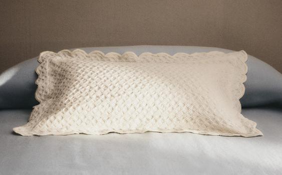 HOUSSE DE COUSSIN ENFANT MINI WAFFLE
