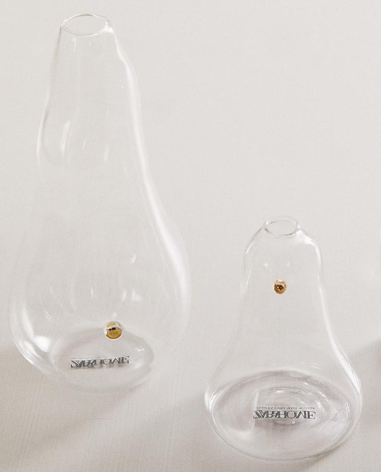 SMALL GLASS VASE