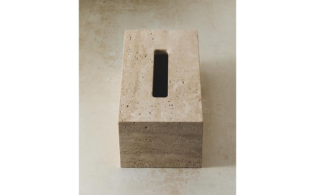 BEIGE MARBLE TISSUE BOX BEIGE MARBLE TISSUE BOX