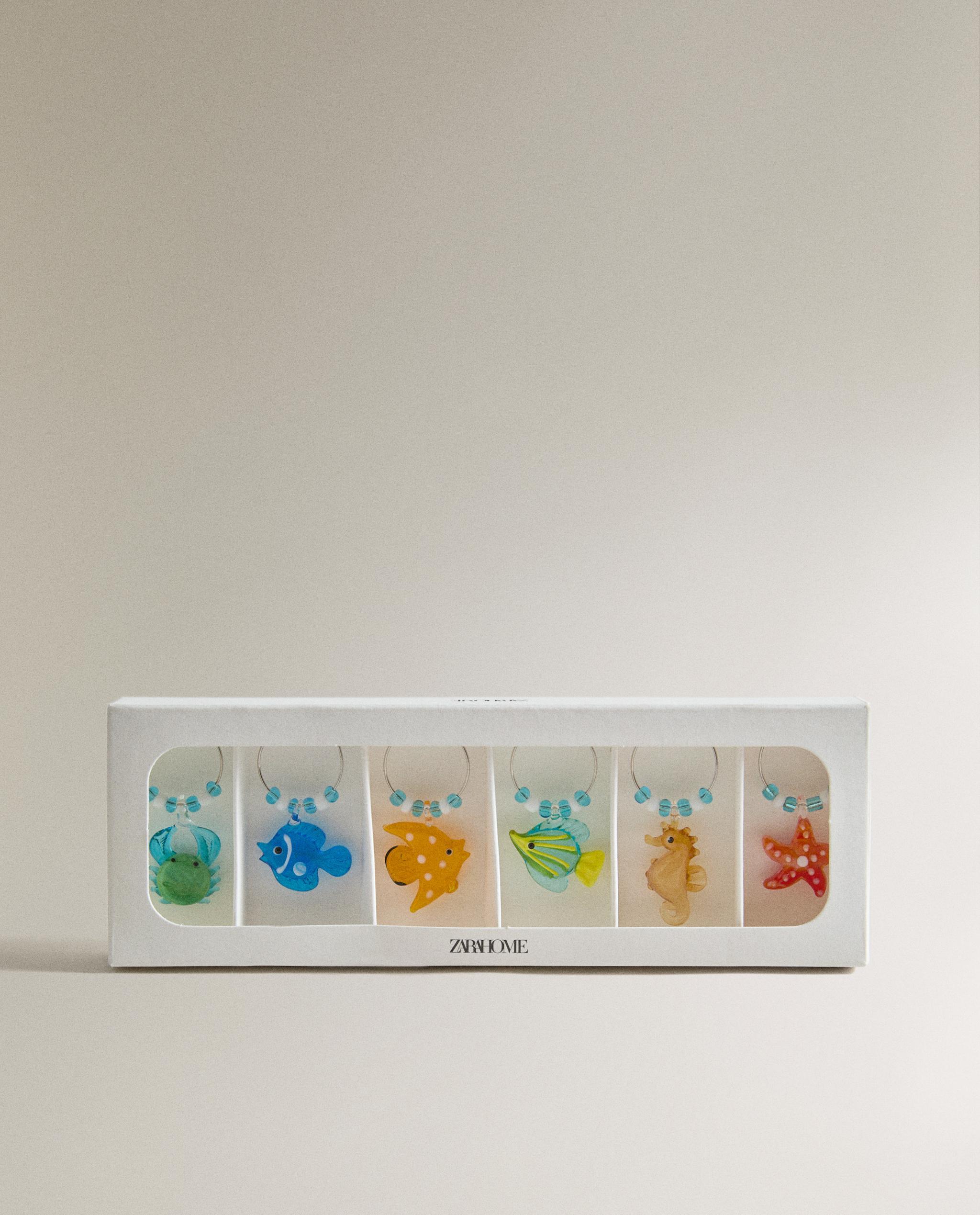 GLASS CHARMS FOR GLASSES (PACK OF 6) product thumbnail 3