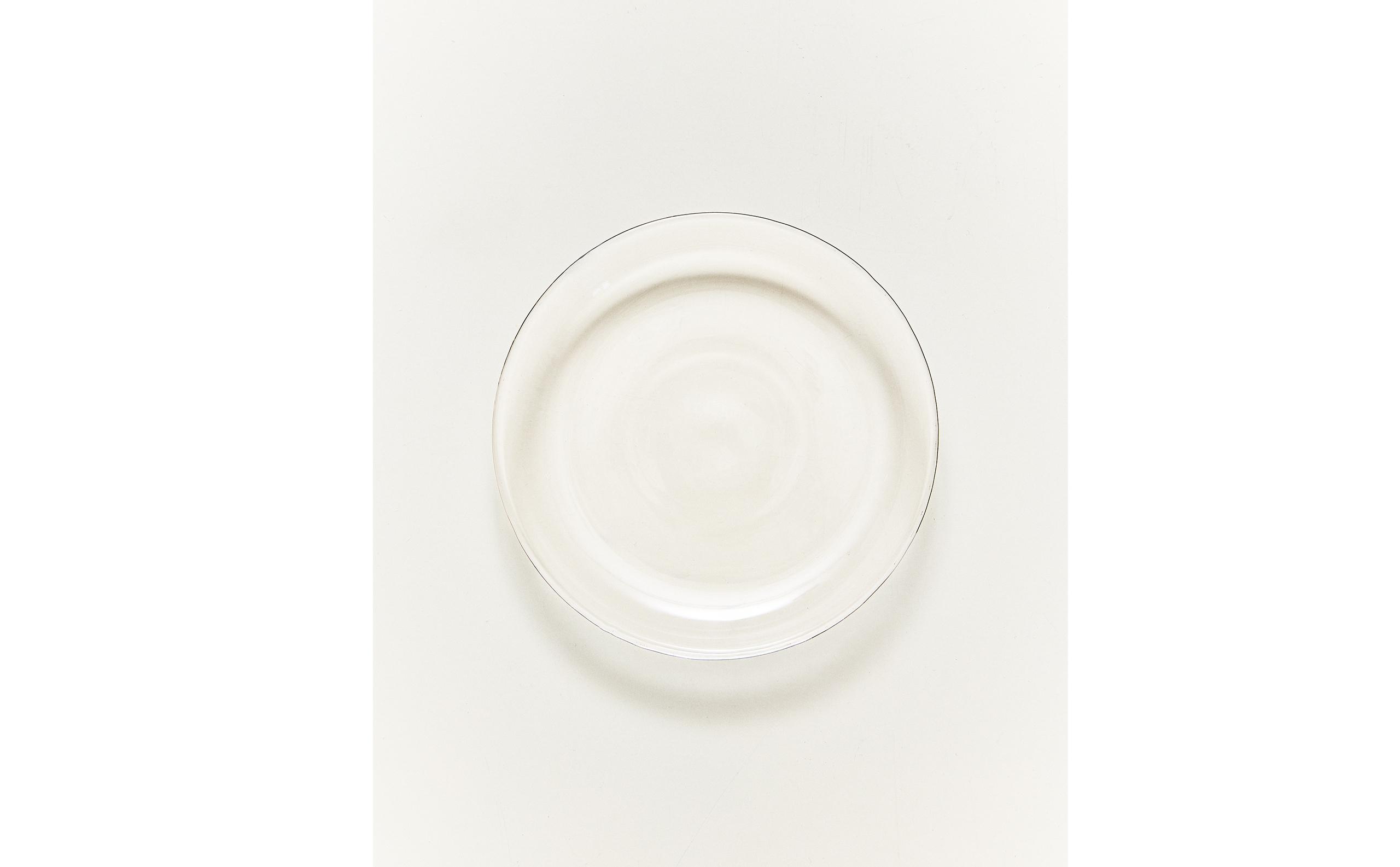 BOROSILICATE GLASS SIDE PLATE WITH RIM product thumbnail 8