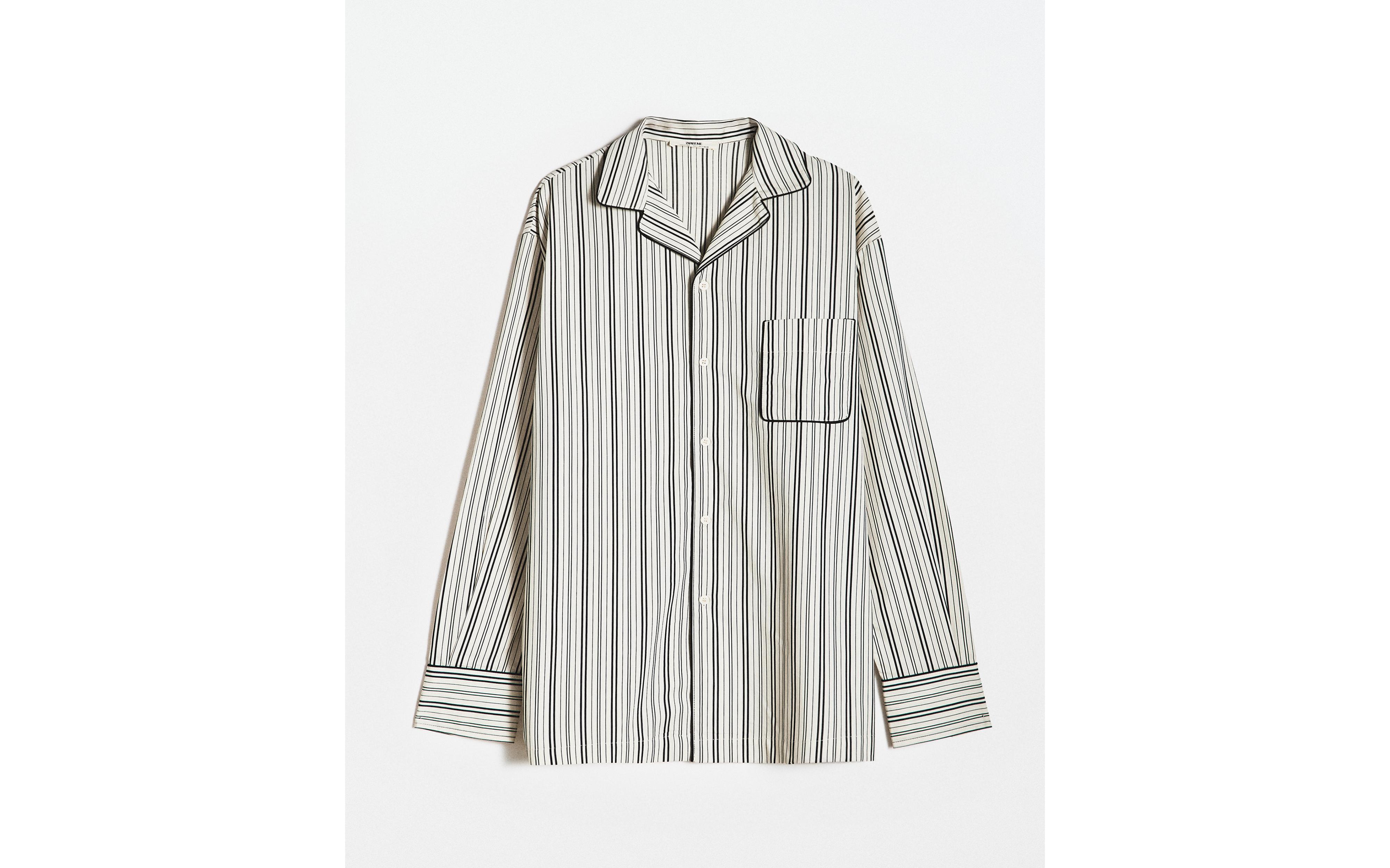 STRIPED COTTON SHIRT product thumbnail 3