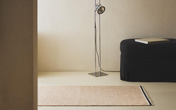 STRIPED JUTE RUG