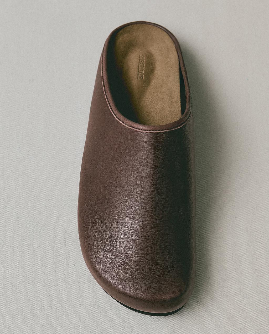 SABOT CUIR MINIMALISTE