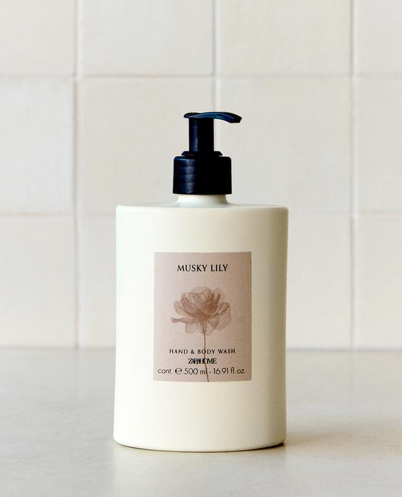 (500 ML) MUSKY LILY LIQUID HAND SOAP