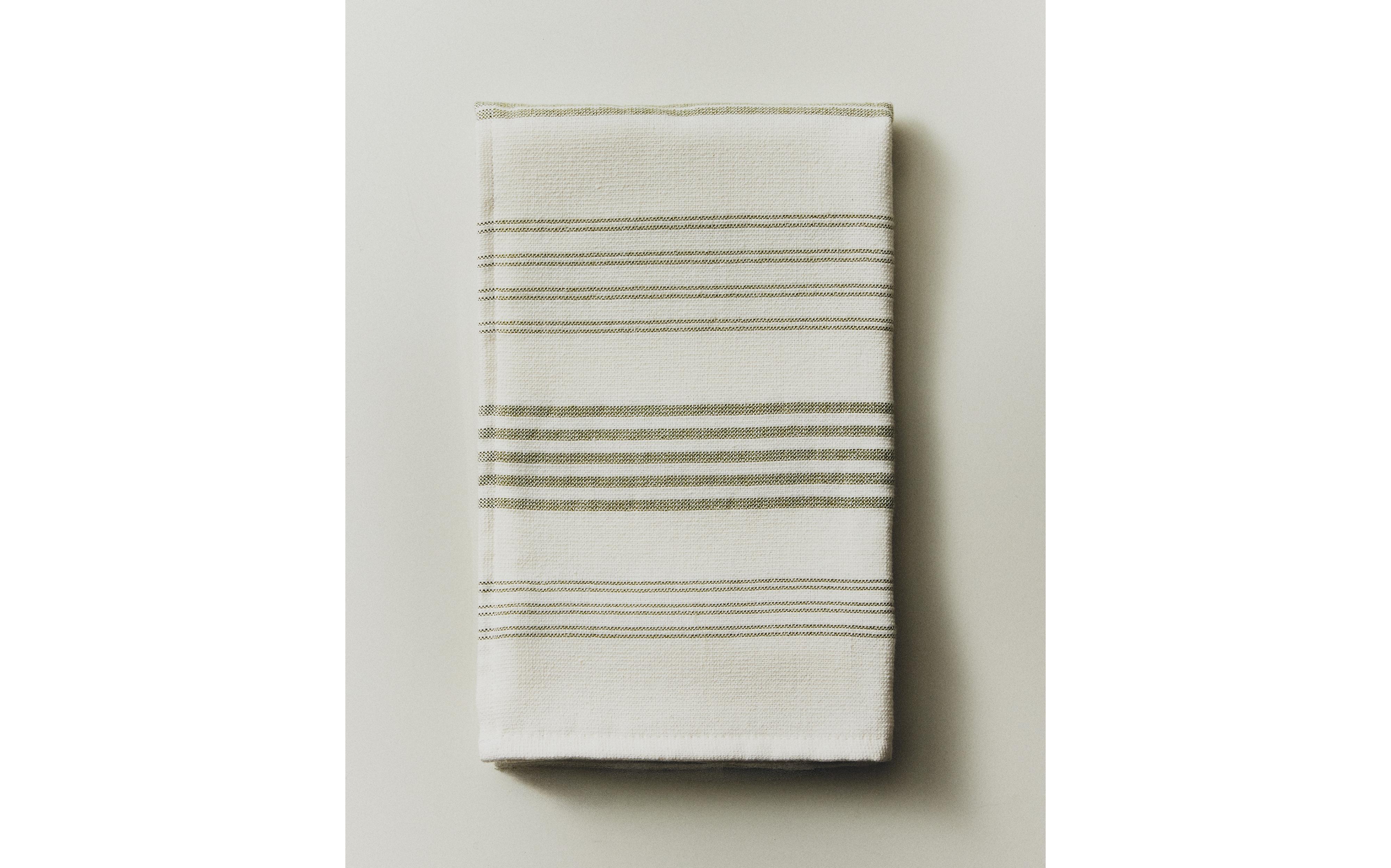 STRIPED COTTON TERRY TEA TOWEL product thumbnail 2