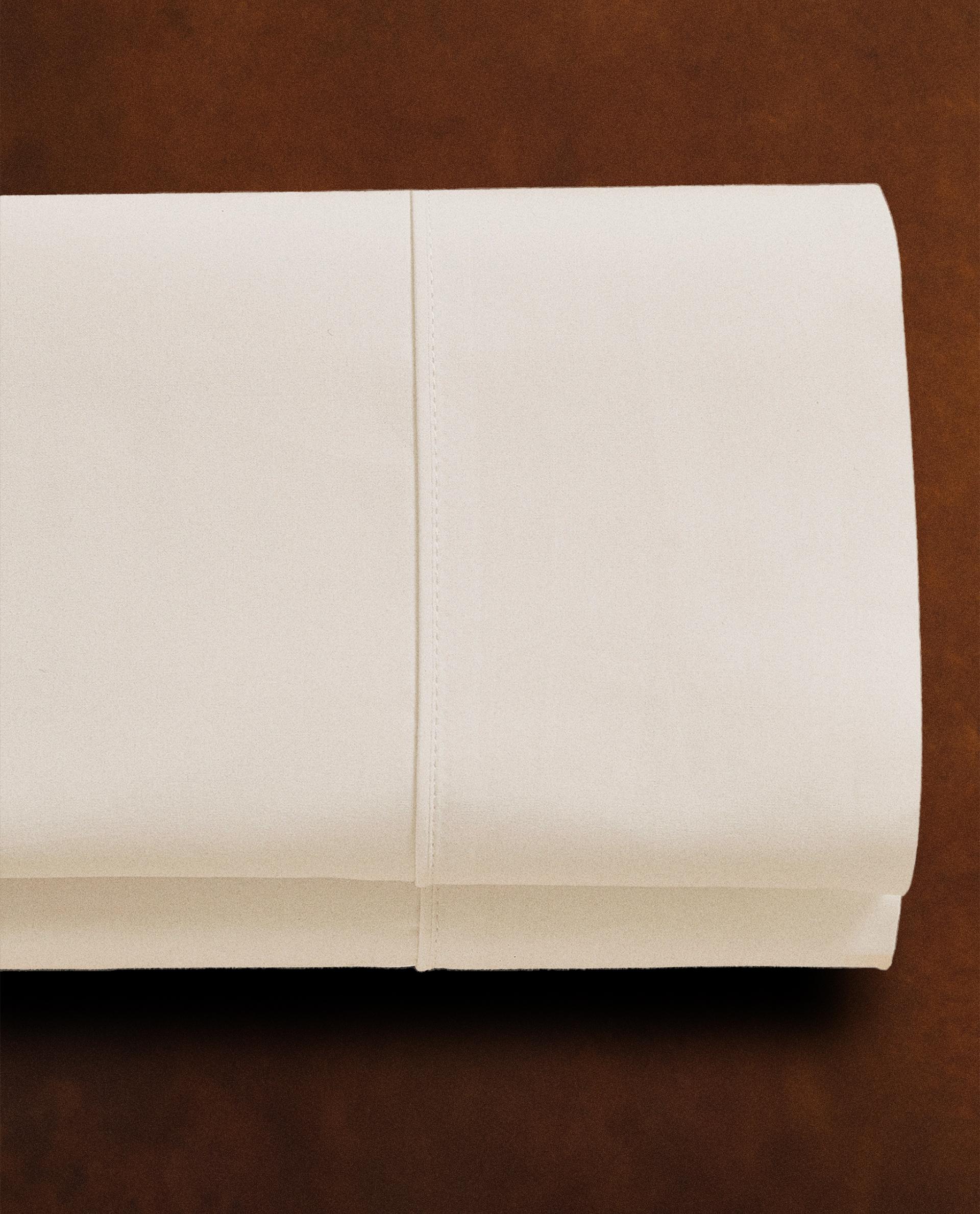 (300 THREAD COUNT) COTTON PERCALE FLAT SHEET