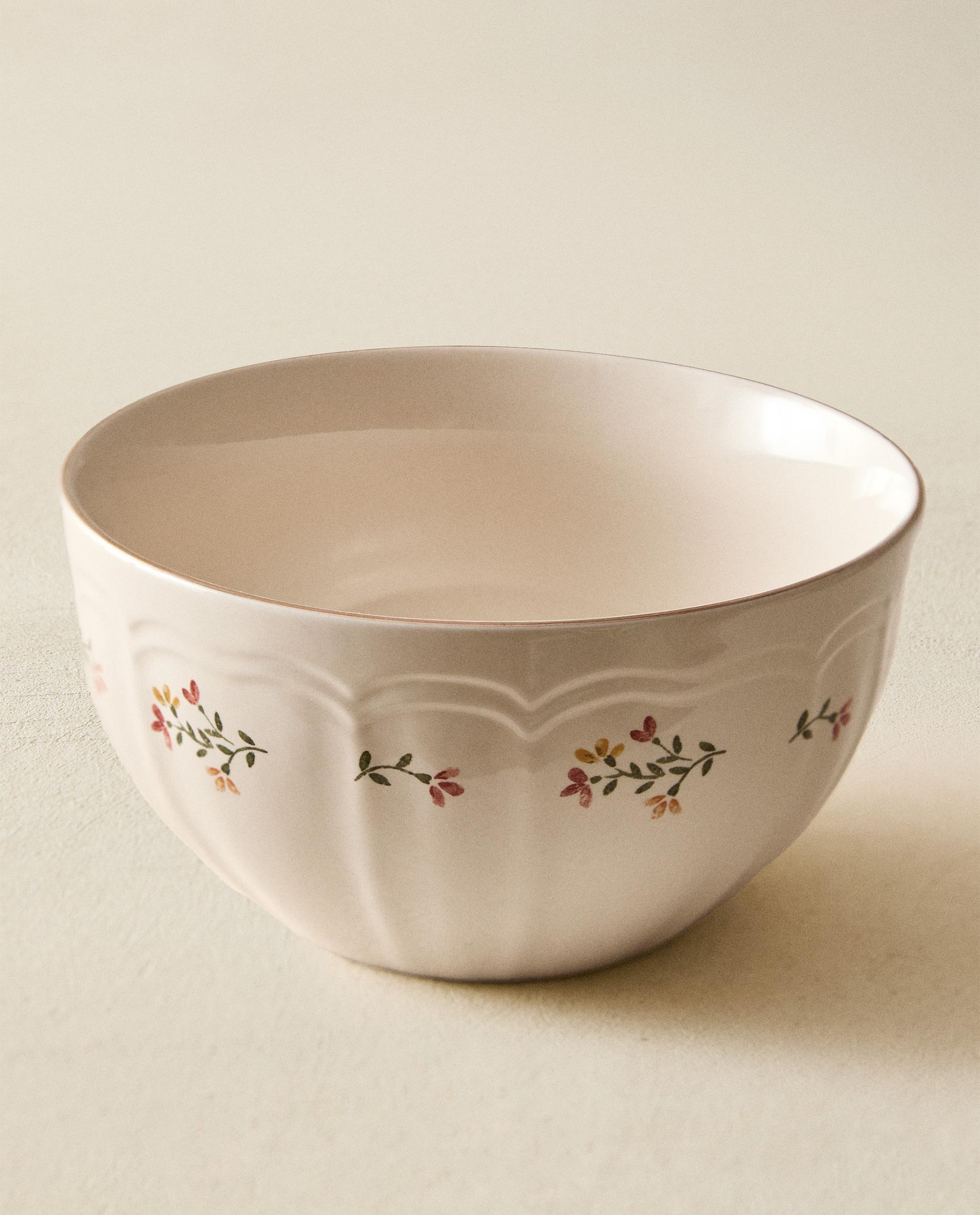 FLORAL PORCELAIN BOWL product thumbnail 5