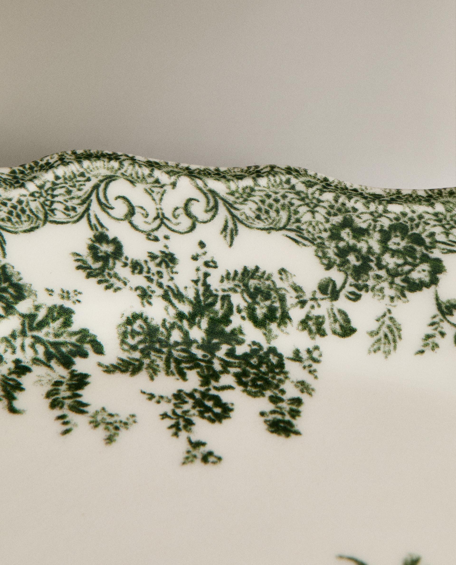 FLORAL EARTHENWARE SERVING DISH product thumbnail 18