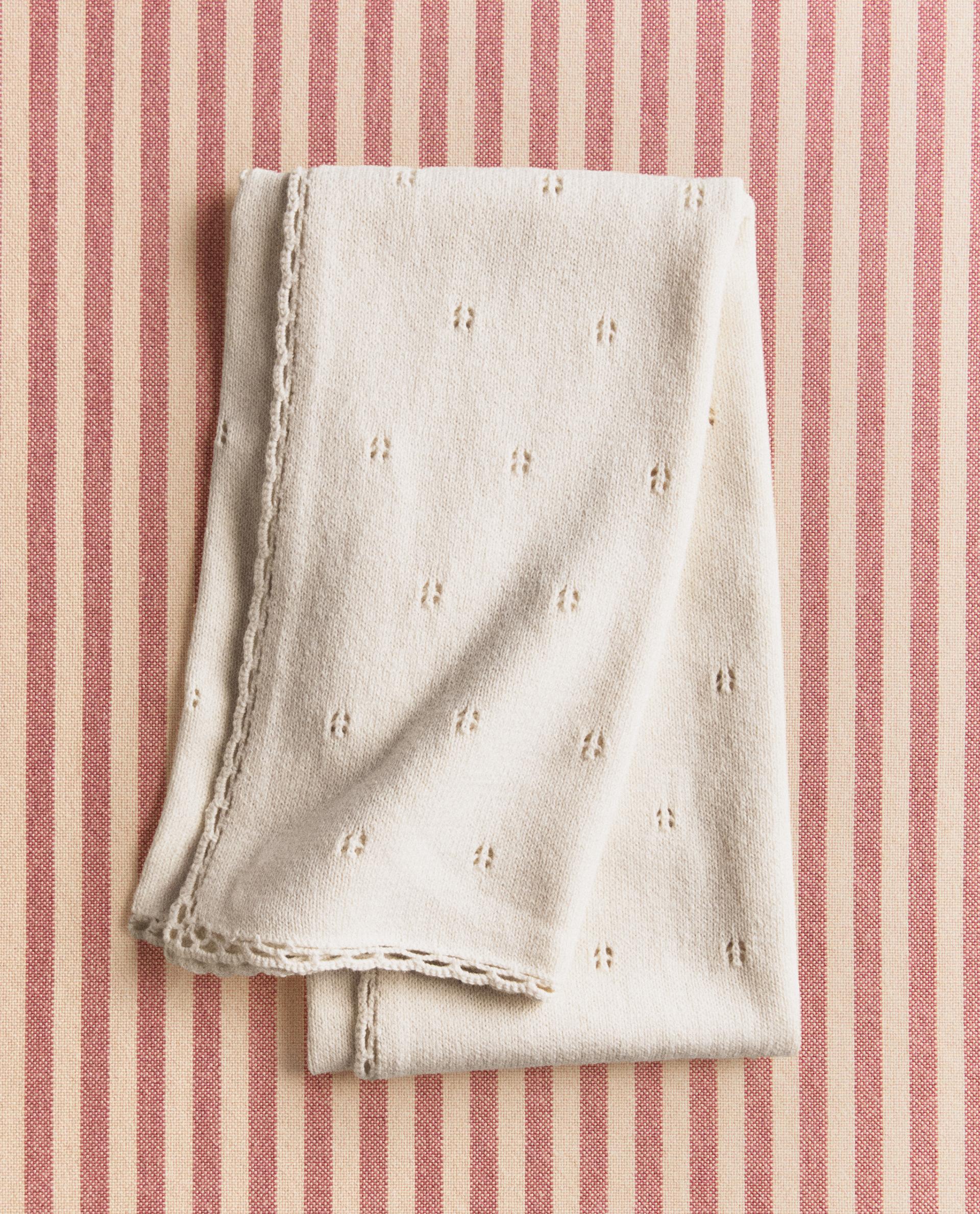 POINTELLE COTTON BABY BLANKET product thumbnail 10