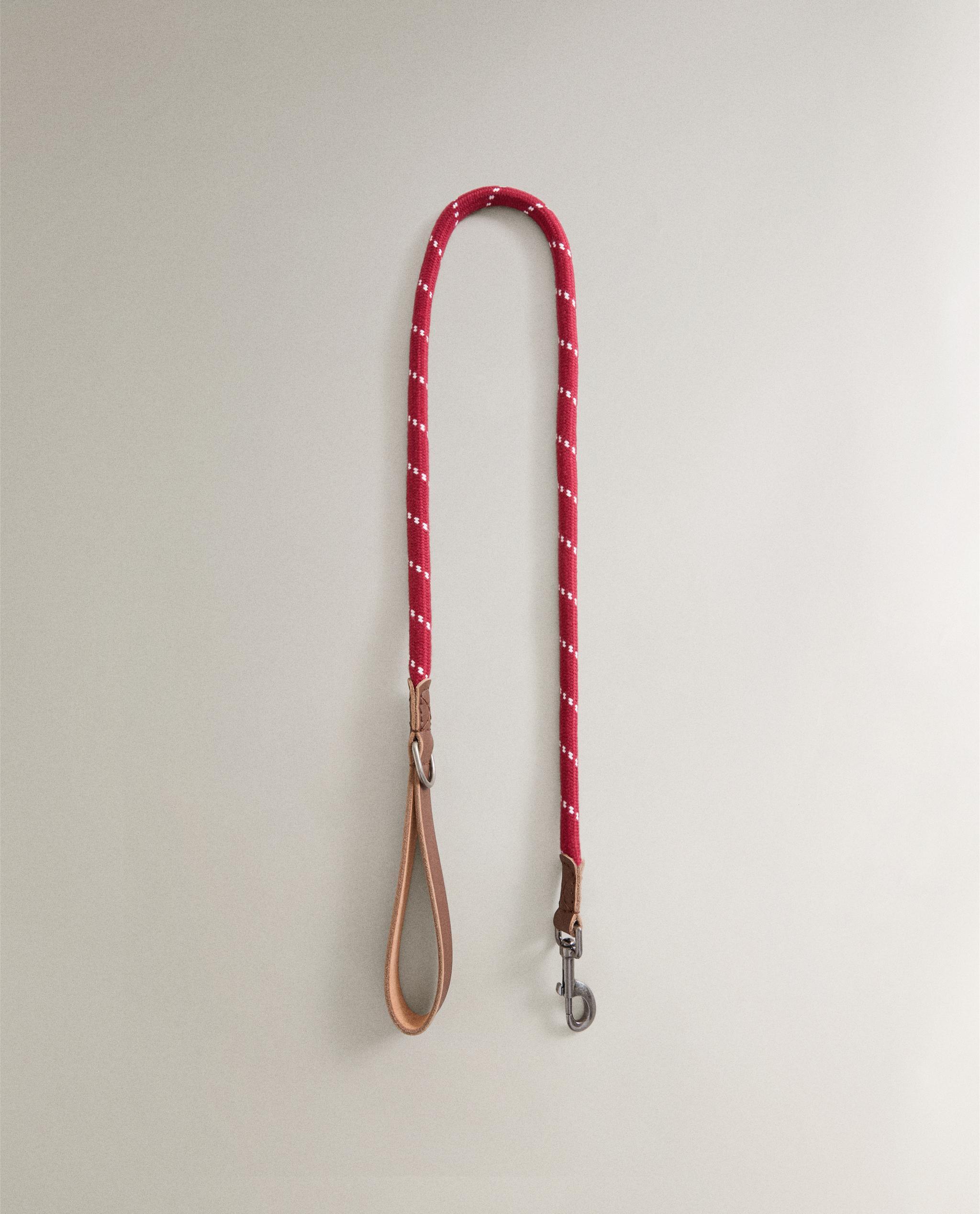 ROPE AND LEATHER PET LEAD product thumbnail 3