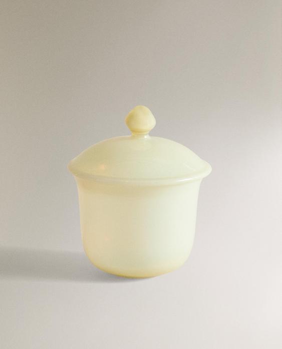 BOÎTE AVEC COUVERCLE EN BOROSILICATE TRANSLUCIDE