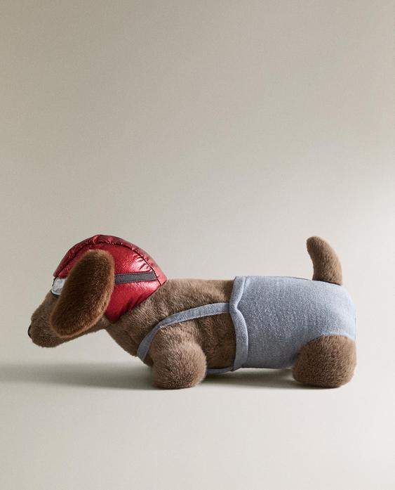 OTROŠKA PLIŠASTA IGRAČA LETALSKI PES JAZBEČAR