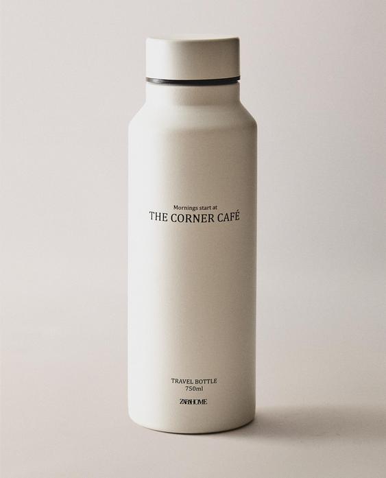 БУТИЛКА ОТ НЕРЪЖДАЕМА СТОМАНА "THE CORNER CAFÉ"