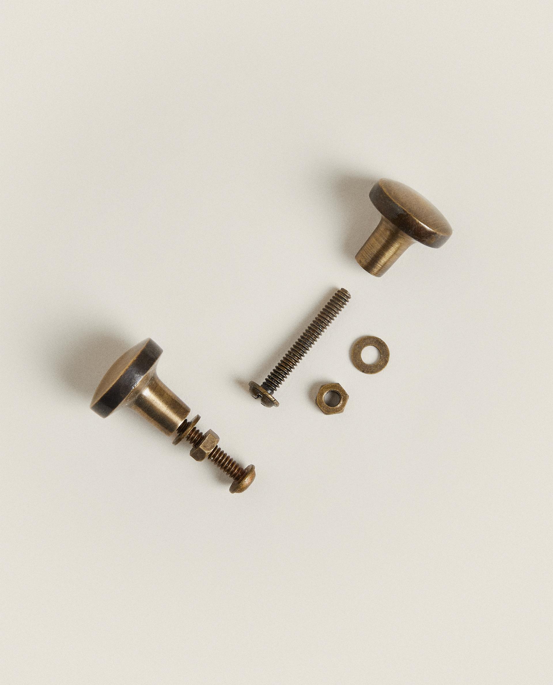 ラウンド ブラス ドアノブ （x 2 セット） | Zara Home 日本/Japan