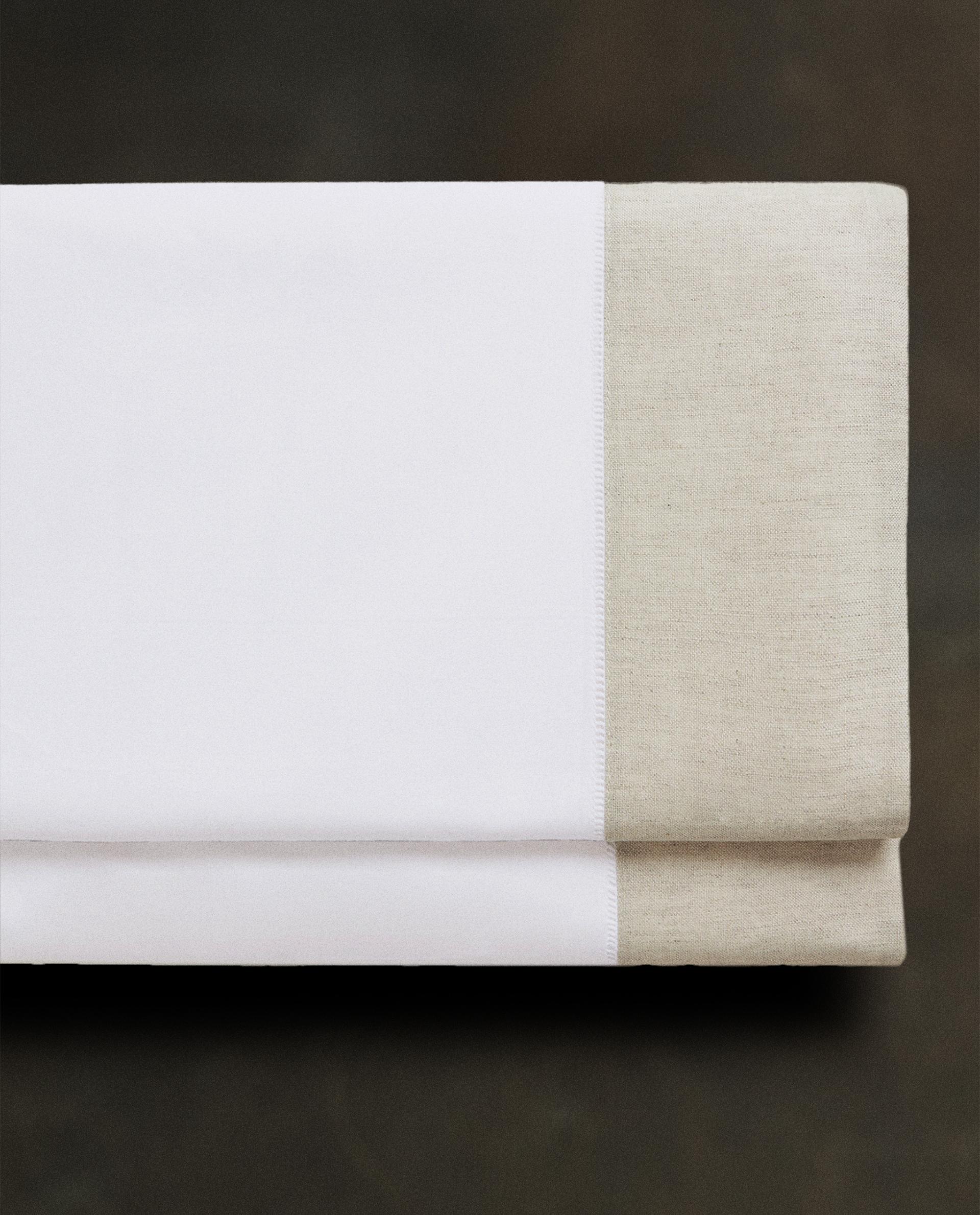 LINEN SHEET SET WITH BORDER DETAIL Zara Home Indonesia