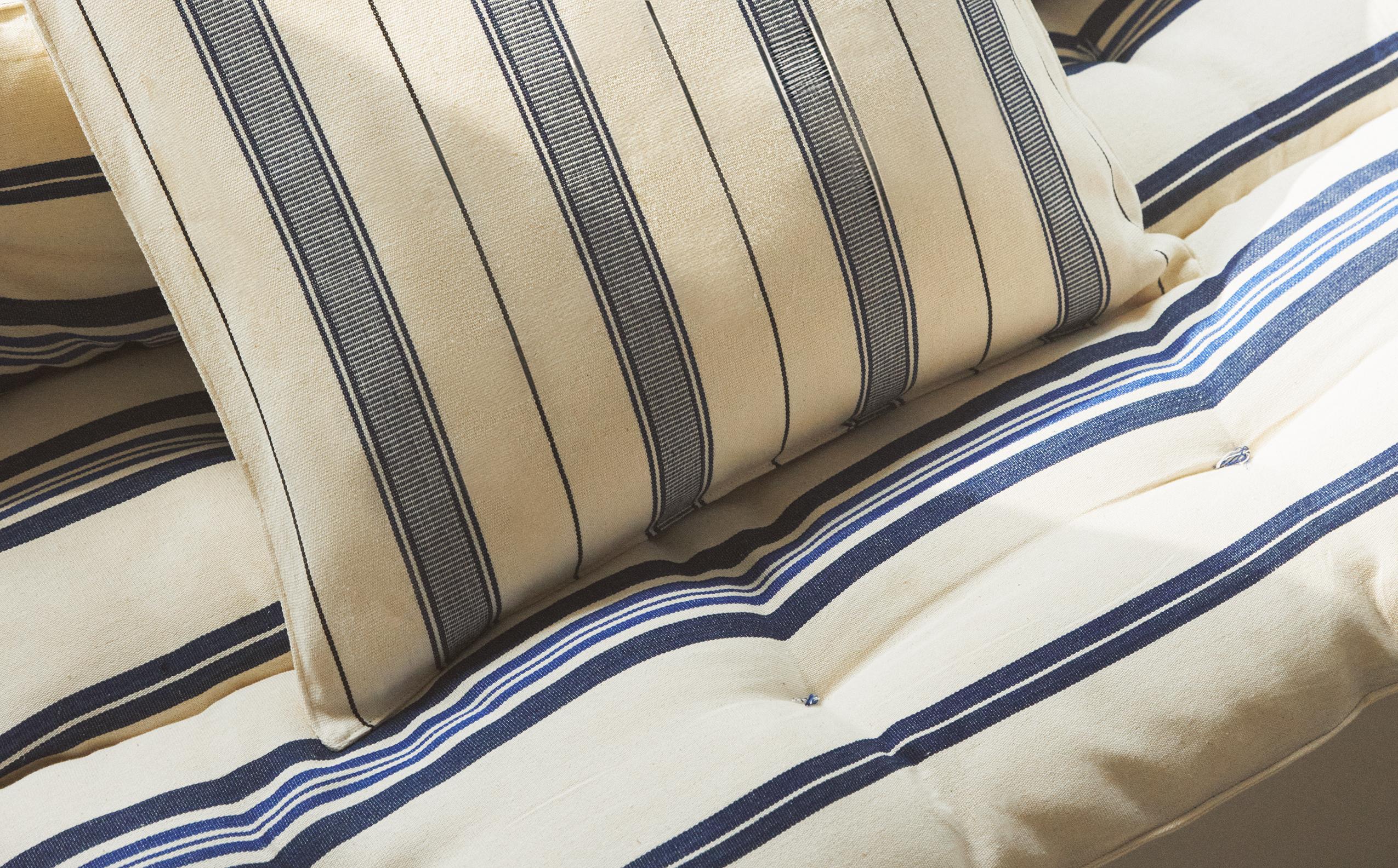 STRIPED COTTON CUSHION COVER X TENSIRA