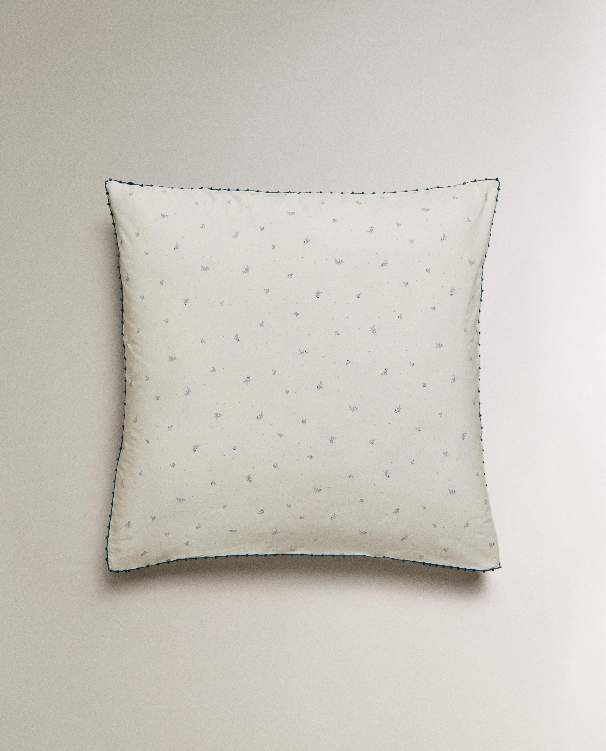 CHILDREN’S COTTON PILLOWCASE WITH LEAVES AND POLKA DOTS product thumbnail 5
