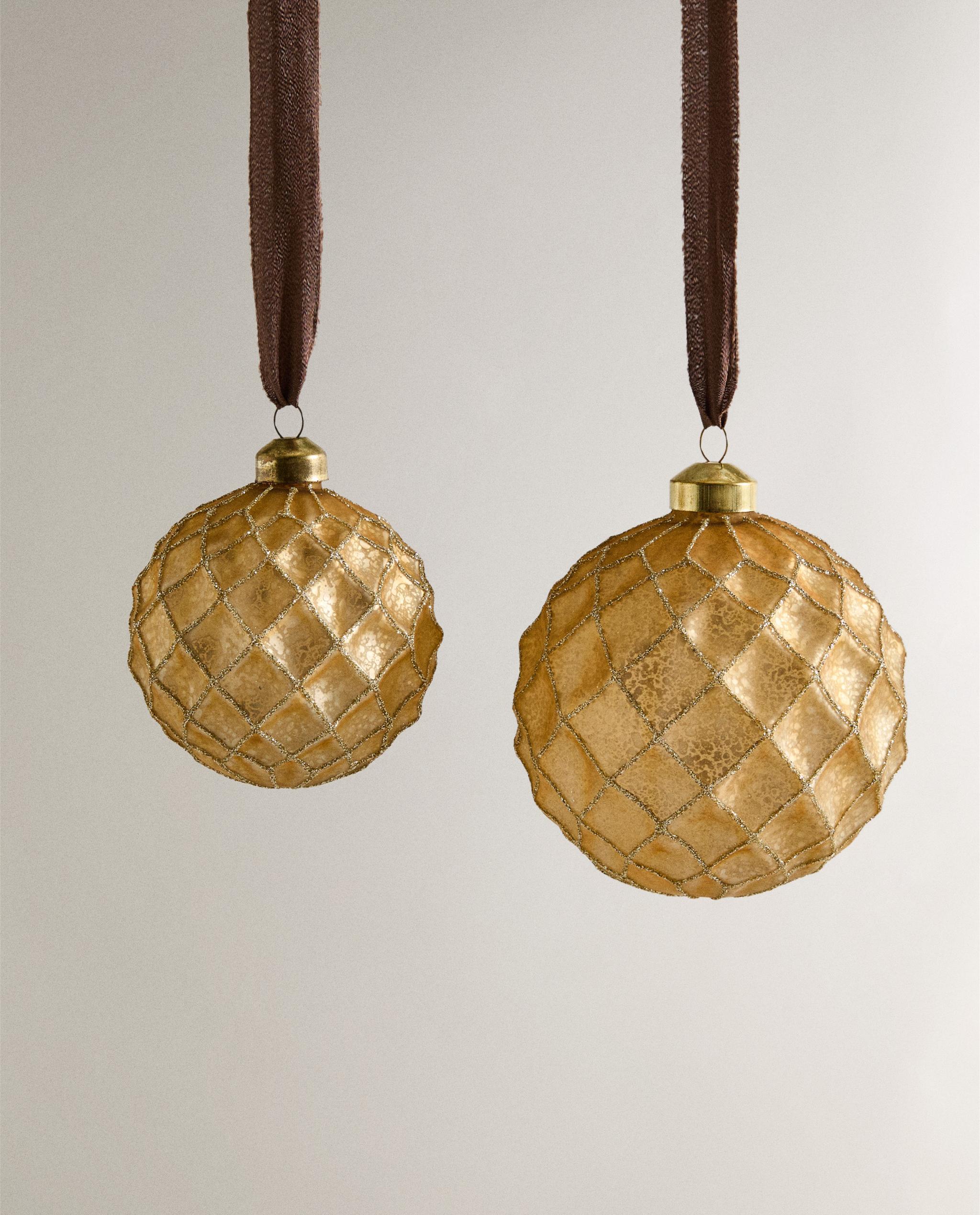 ZARA  クリスマス オーナメント 20個 ザラホーム ツリー ボール クリスマスツリー オーナメント ボール 花 | Zara Home 日本/Japan