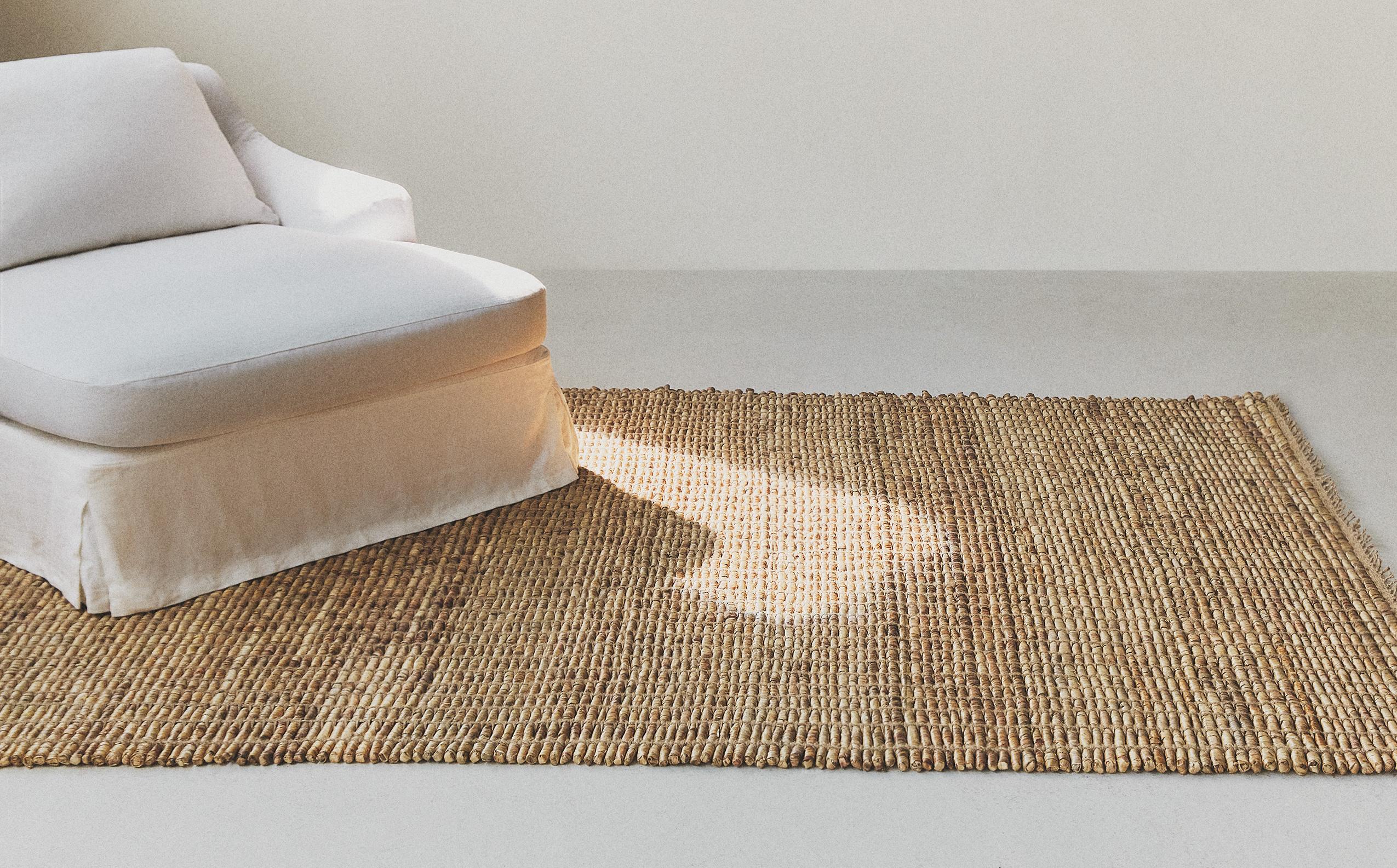 ZARA  ウール ラグ　クリーム色　未使用 ZARA HOME ウール ラグ クリーム色 未使用 ウールラグ | Zara