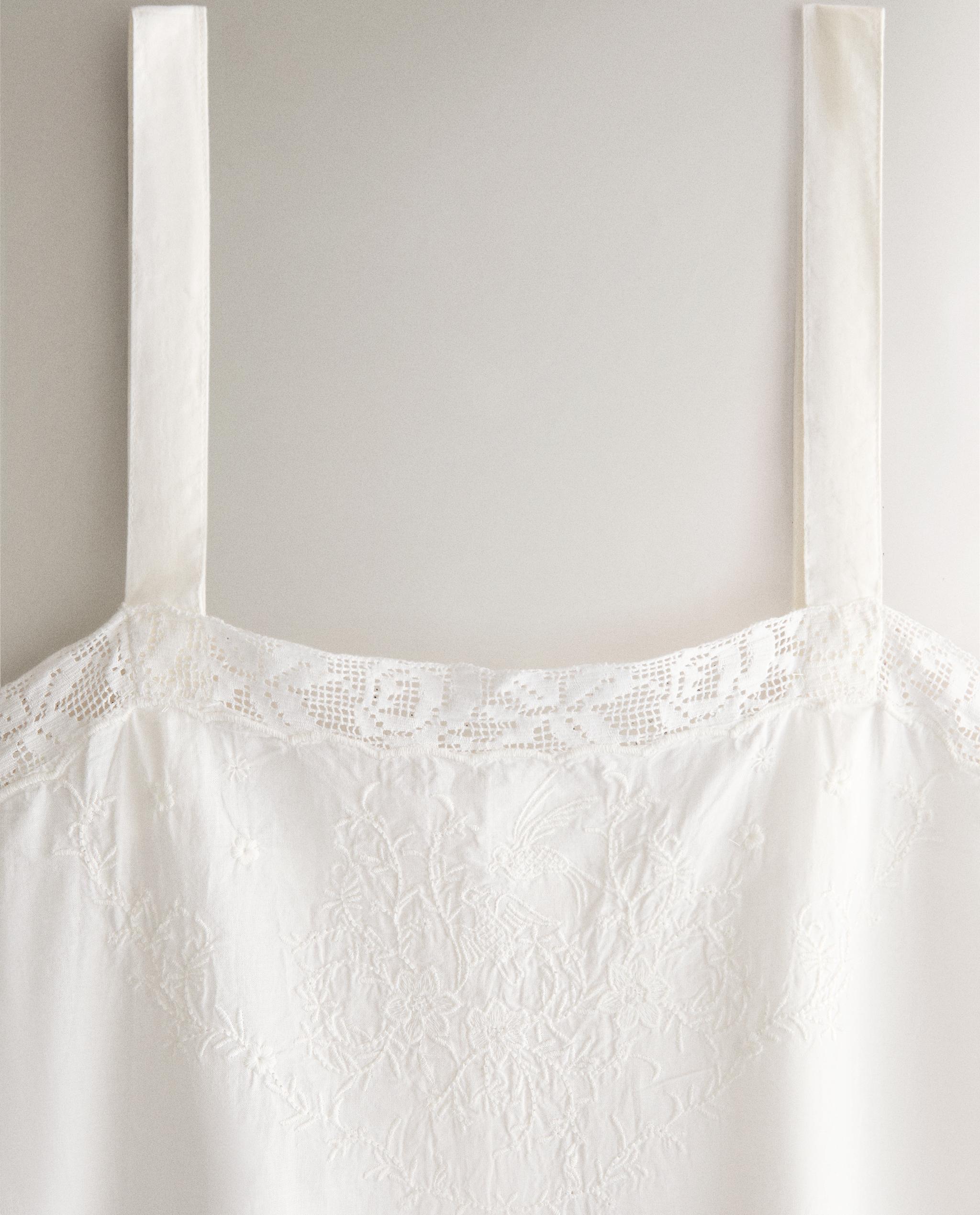 EMBROIDERED COTTON NIGHTDRESS product thumbnail 6