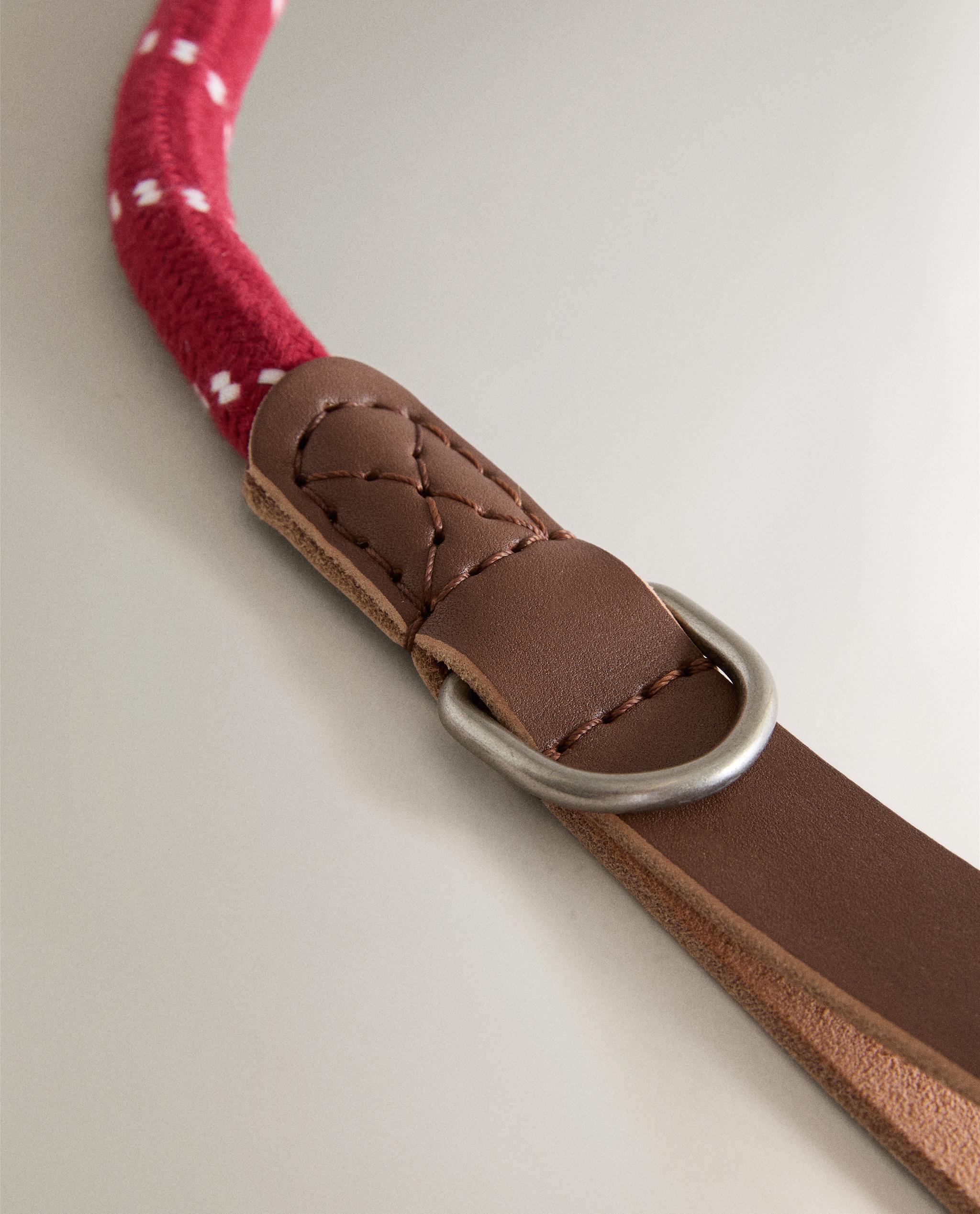 ROPE AND LEATHER PET LEAD product thumbnail 4