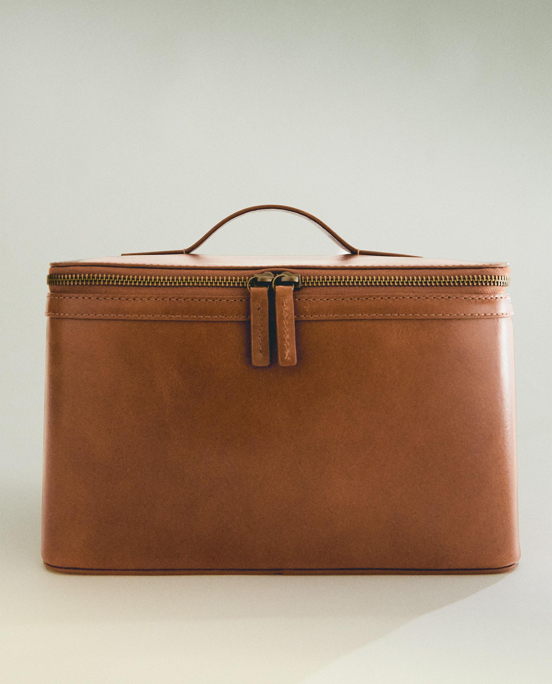 LEATHER MINI TOTE BAG | Zara Home United States of America