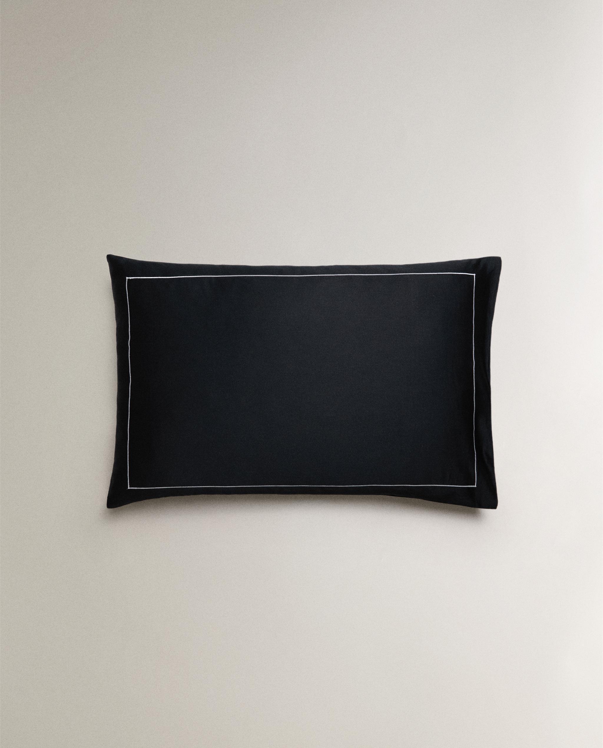 SATEEN PILLOWCASE WITH TRIM (500 THREAD COUNT) product thumbnail 5