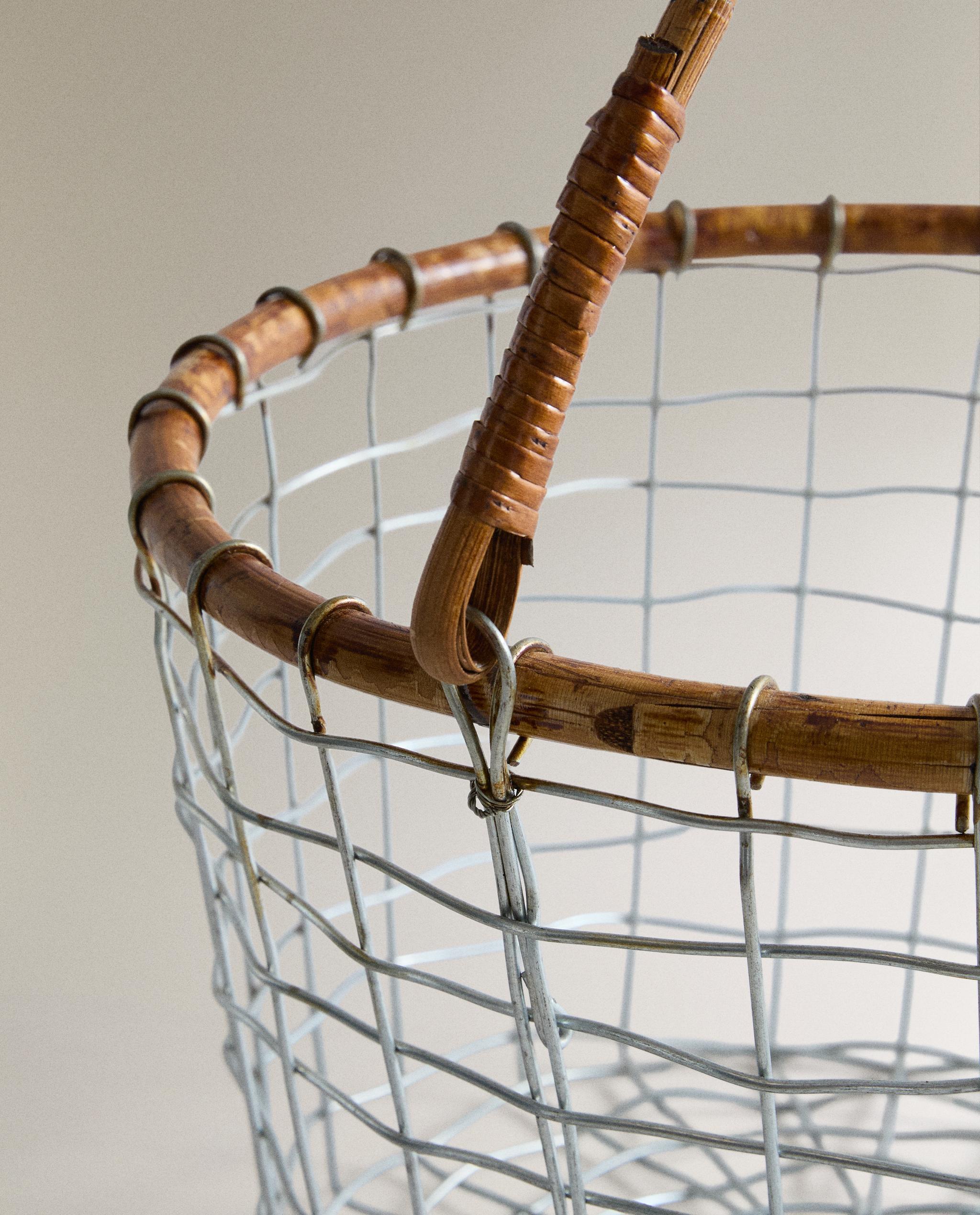 IRON AND RATTAN BASKET product thumbnail 4