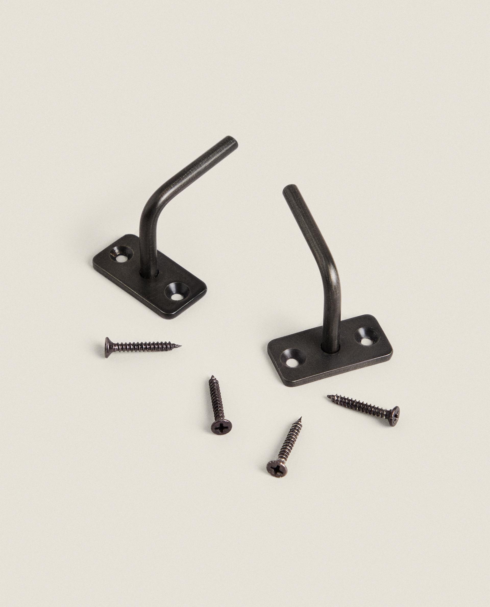 PACK OF SMALL DARK METAL HOOKS (PACK OF 2) product thumbnail 6