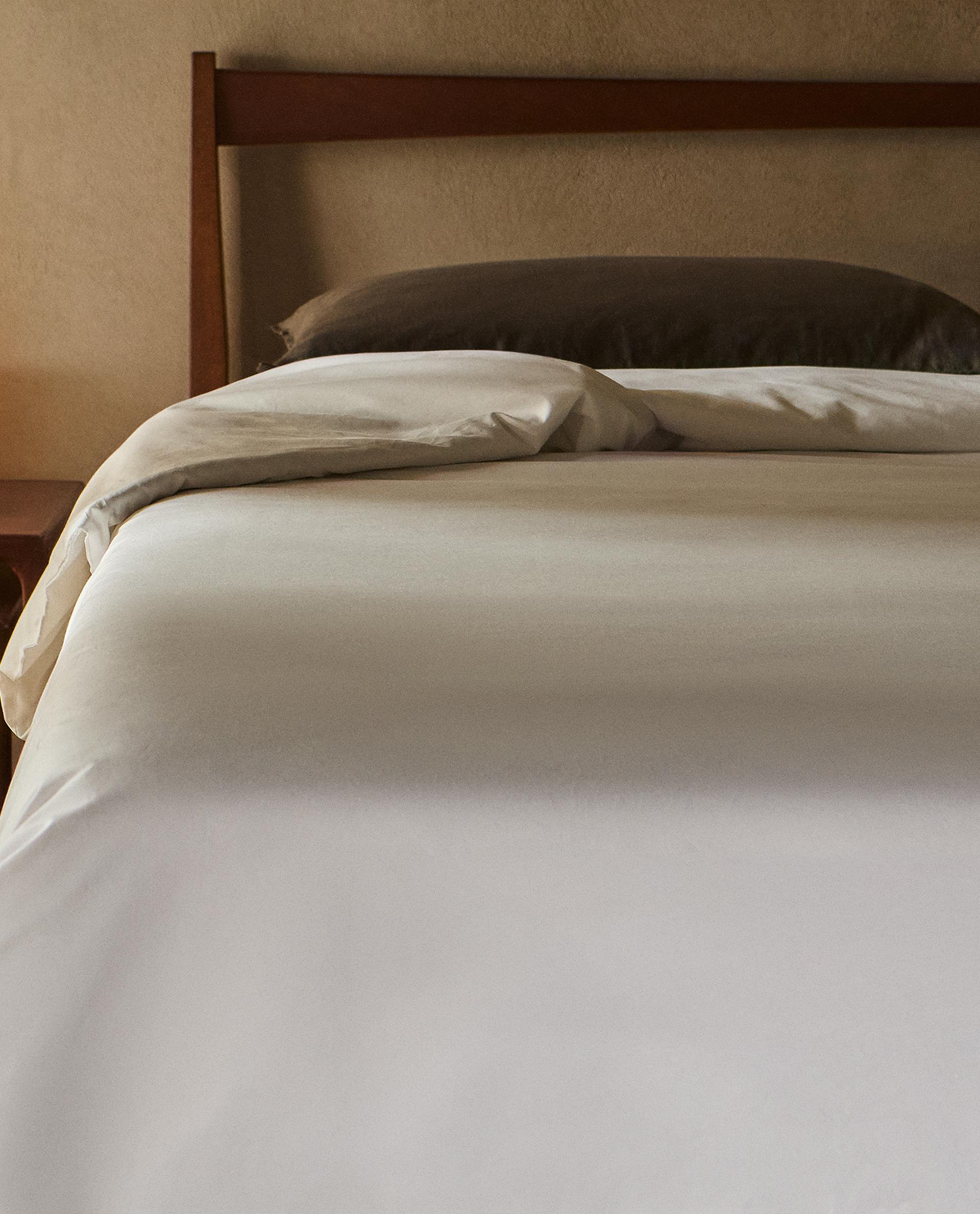 (800 THREAD COUNT) COTTON PERCALE DUVET COVER