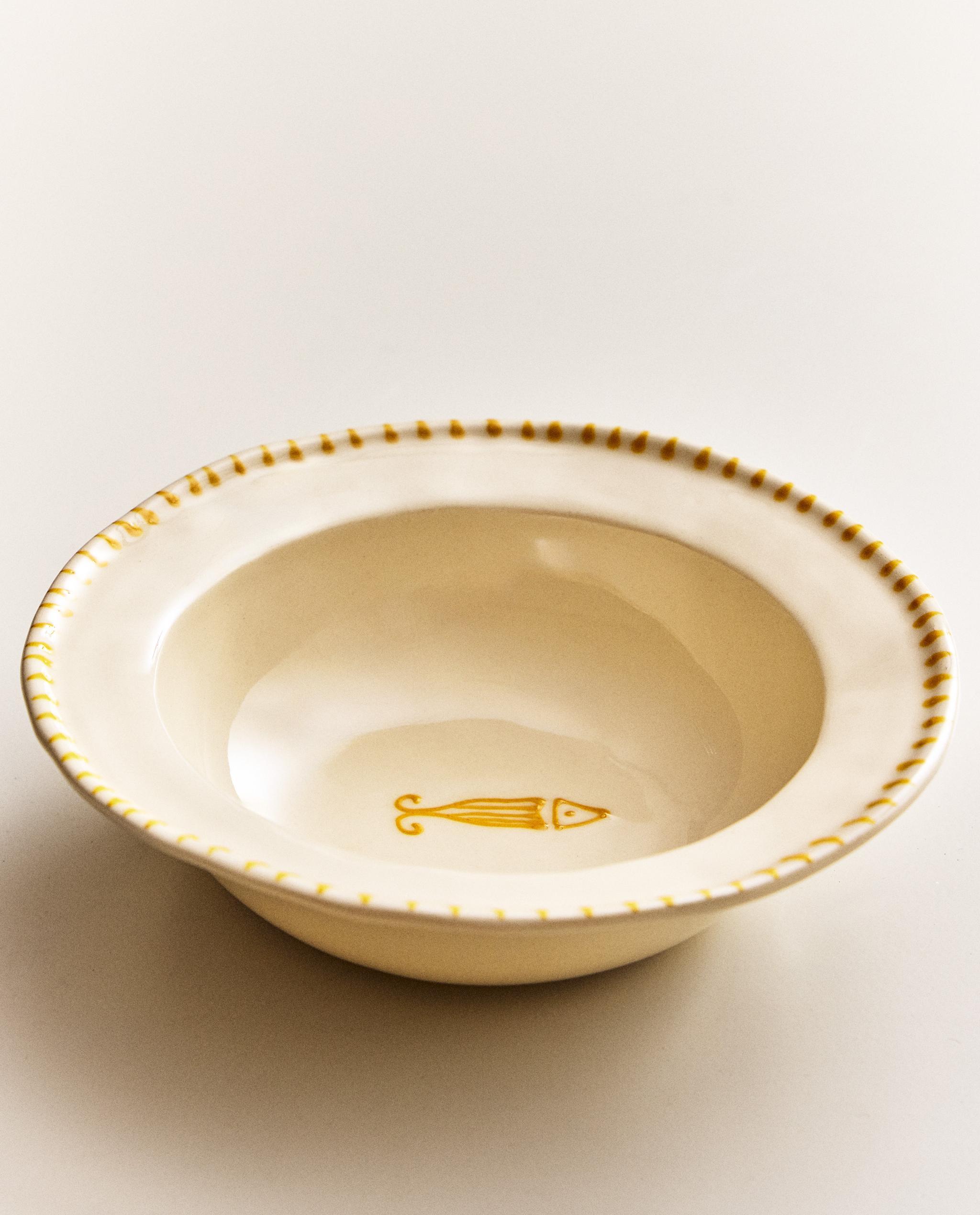 EARTHENWARE FISH DINNER SET product thumbnail 18